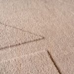 POMPEI Kortpolig tapijt 120 x 170 cm Beige - Afbeelding 5