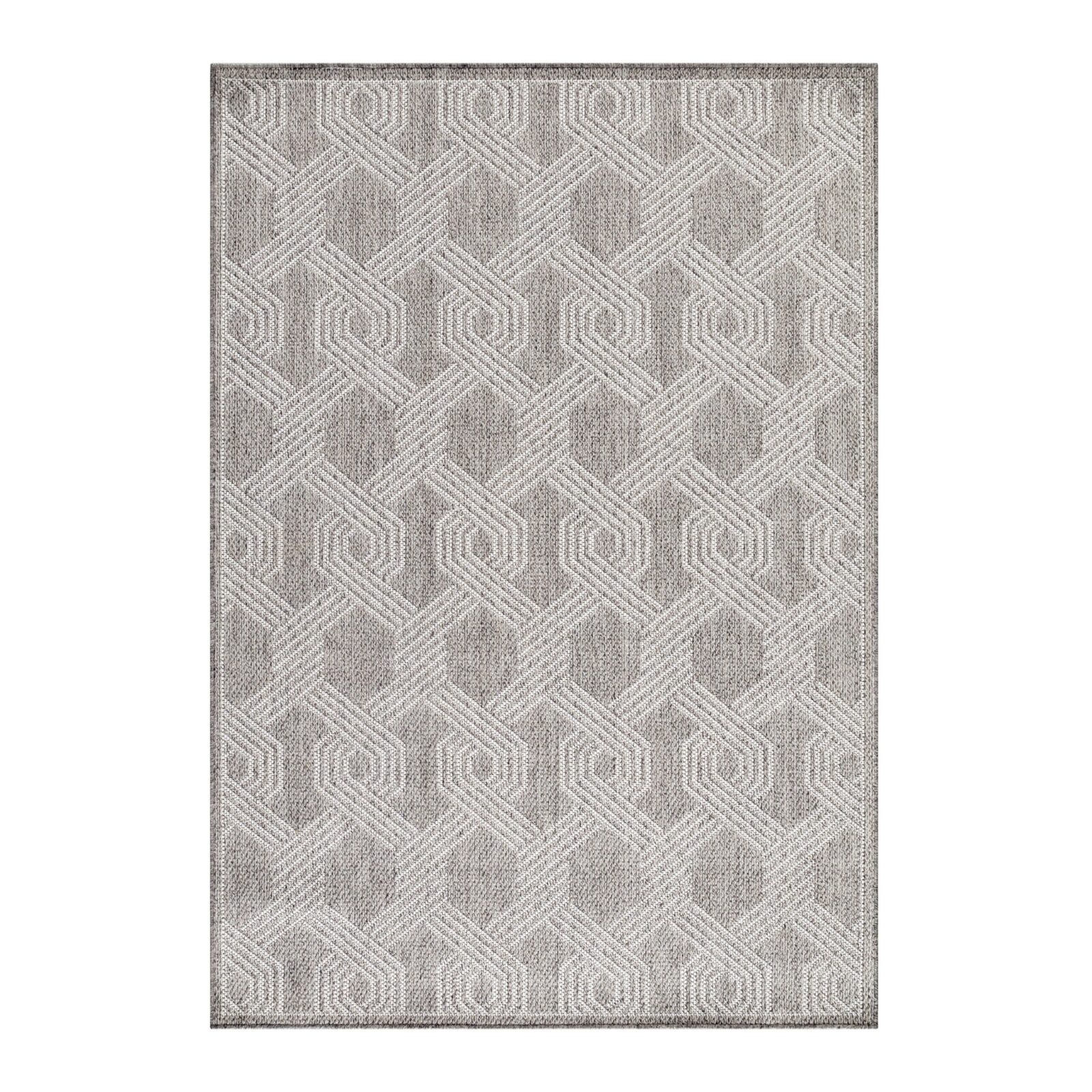 Aruba Buitenkleed Geometrisch – Grijs (4904)