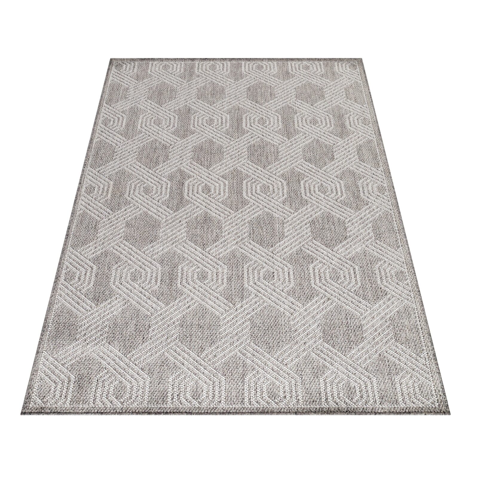 Aruba Buitenkleed Geometrisch – Grijs (4904)