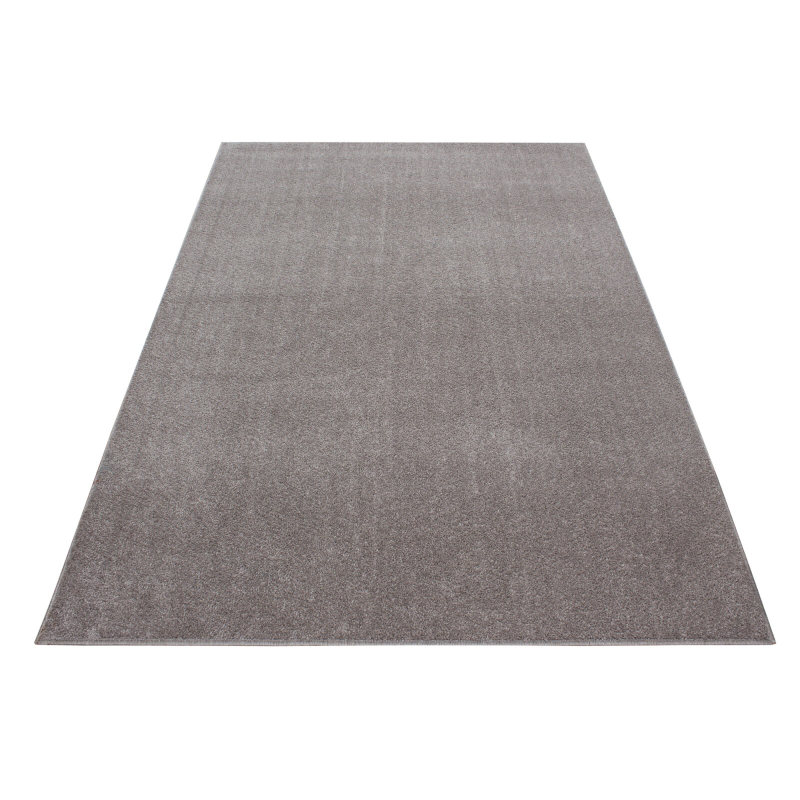 Ata Kortpolig vloerkleed Effen – Beige (7000)