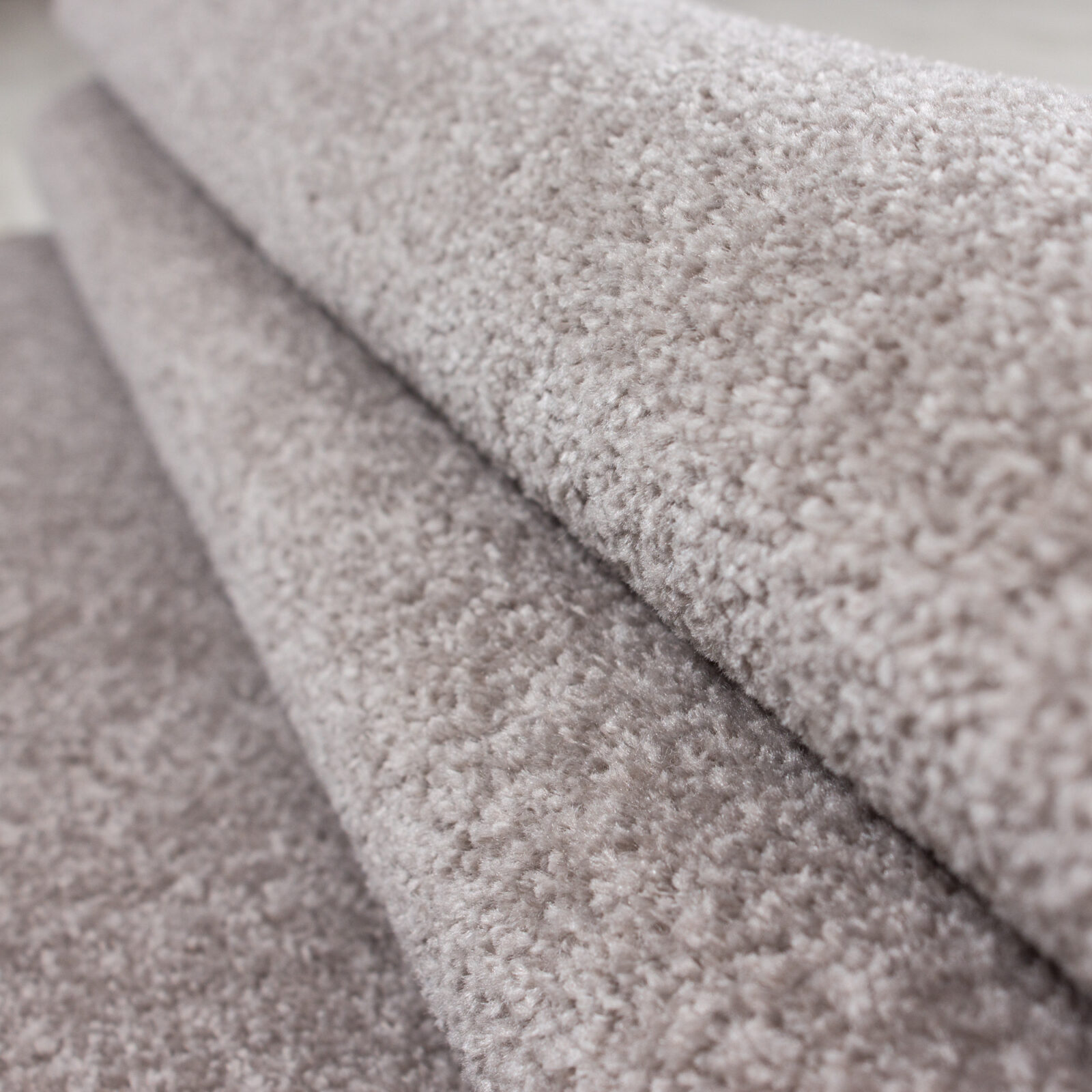 Ata Kortpolig vloerkleed Effen – Beige (7000)