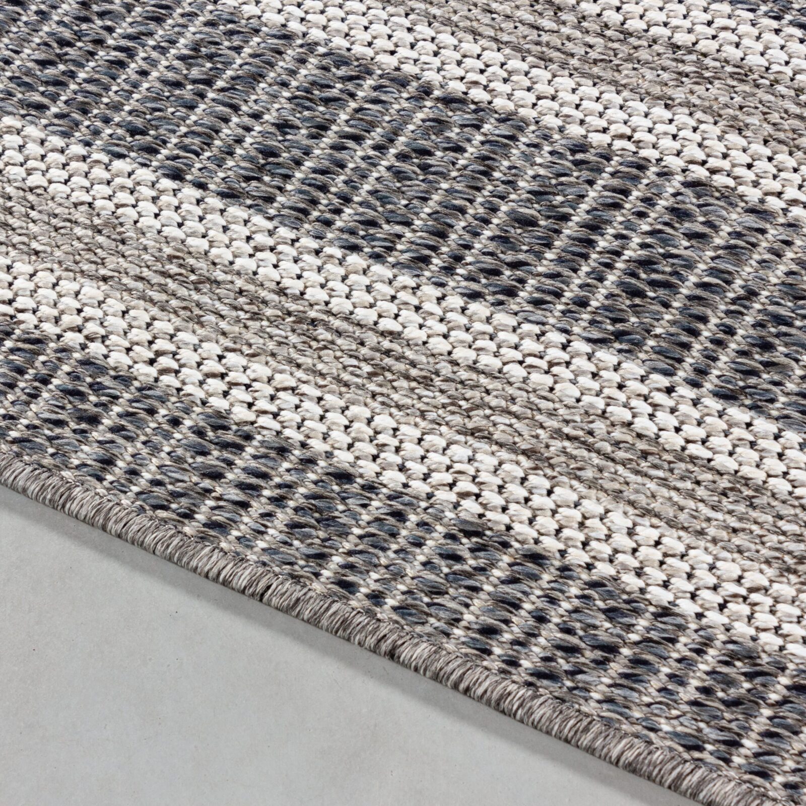 Aruba Buitenkleed Met rand – Grijs (4901)