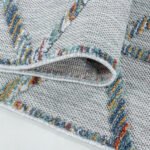 Outdoor Teppich,  Skandinavisches Design, Farbe Multi, Teppich für Terasse-Balkon-Küche, Rücken aus Polypropylen, Größe: 240 x 340 cm - Afbeelding 5