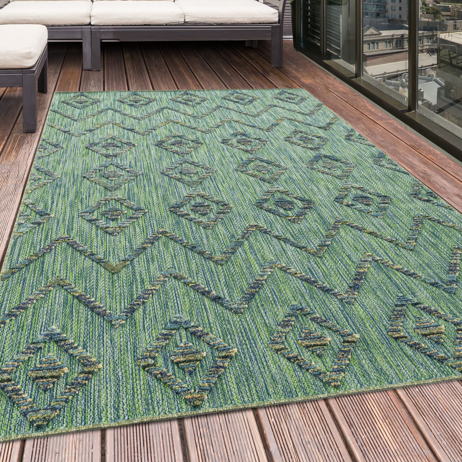 Bahama Buitenkleed Boho – Groen (5152)