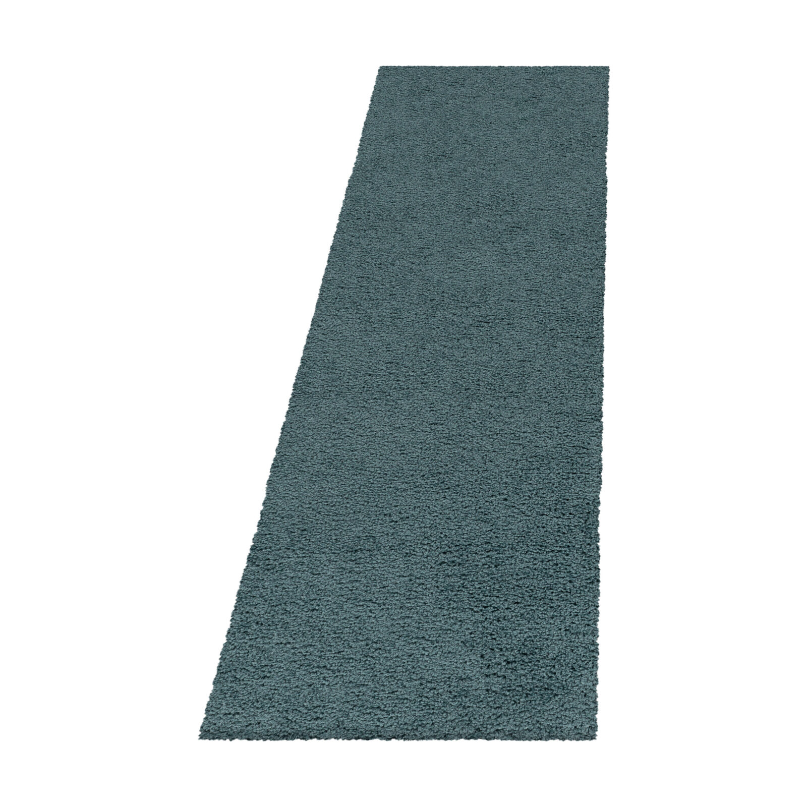 Sydney Hoogpolig vloerkleed Effen – Turquoise (3000)