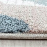 Kurzflor Teppich, Abstrakt Design, Farbe Multi, Teppich für Wohnzimmer, Rücken aus Jute, Größe: 200 cm x 290 cm - Afbeelding 4