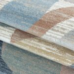 Kurzflor Teppich, Abstrakt Design, Farbe Multi, Teppich für Wohnzimmer, Rücken aus Jute, Größe: 200 cm x 290 cm - Afbeelding 6