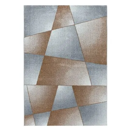 Rio Kortpolig vloerkleed Abstract – Koper (4603)