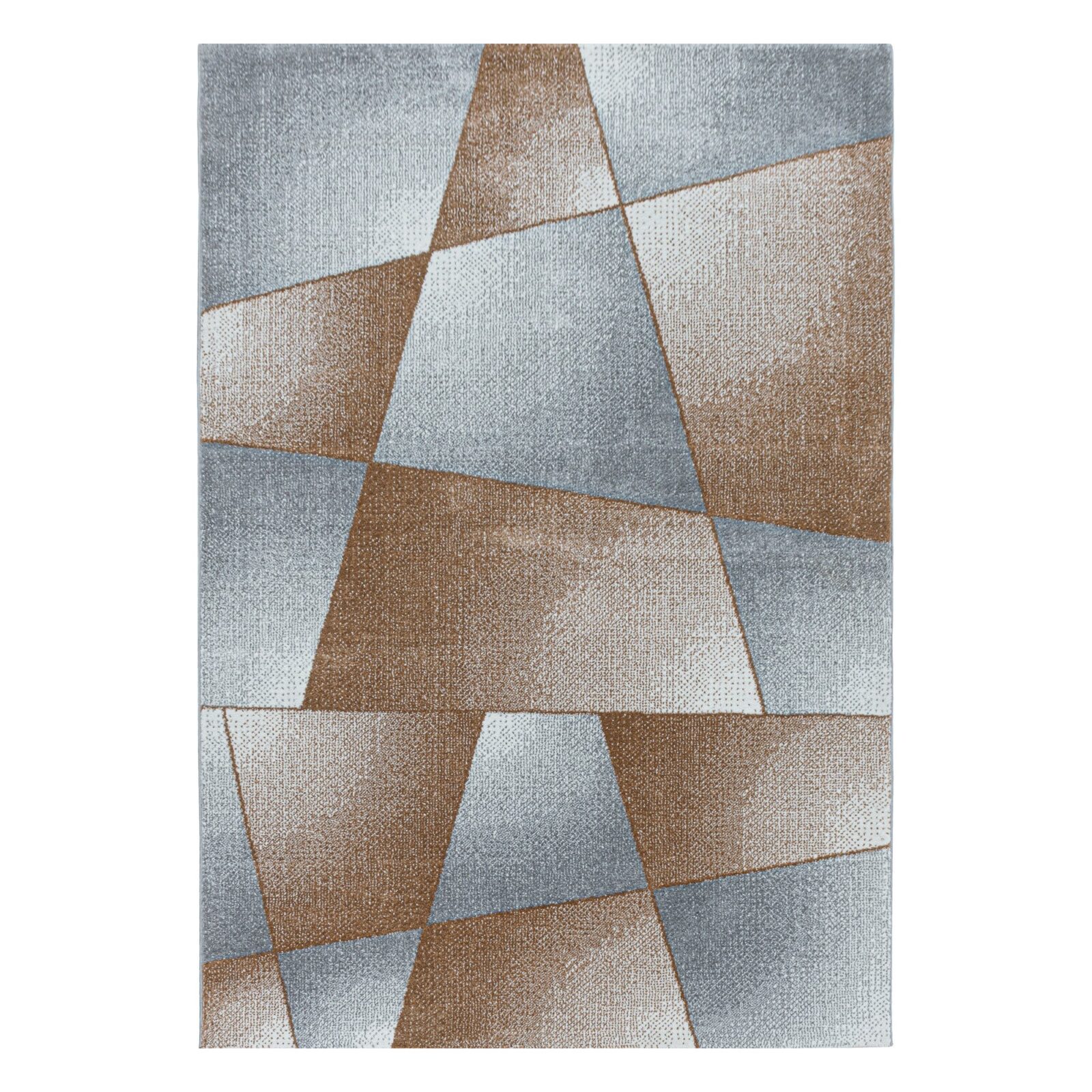 Rio Kortpolig vloerkleed Abstract – Koper (4603)