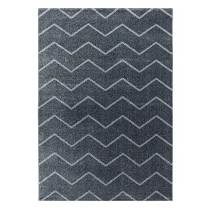 Rio Kortpolig vloerkleed Chevron – Grijs (4602)