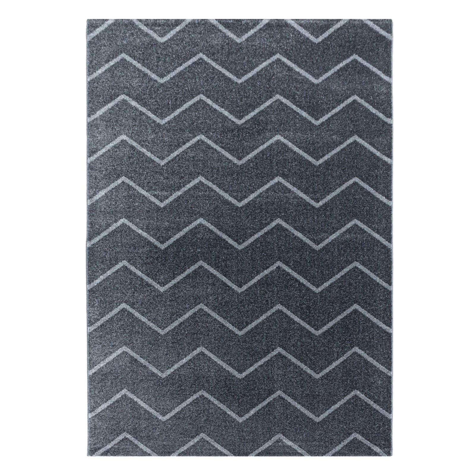 Rio Kortpolig vloerkleed Chevron – Grijs (4602)