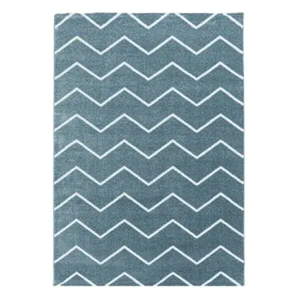 Rio Kortpolig vloerkleed Chevron – Blauw (4602)