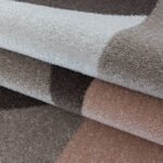 Kurzflor Teppich,  Ombre Design, Farbe Rosa, Teppich für Wohnzimmer, Rücken aus Jute, Größe: 140 x 200 cm - Afbeelding 6