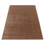 Kurzflor Teppich,  Unicolor - Einfarbig, Farbe Kupfer, Teppich für Wohnzimmer, Rücken aus Jute, Größe: 160 cm x 230 cm - Afbeelding 3