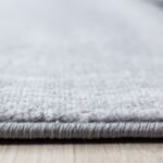 Kurzflor Teppich,  Steindesign, Farbe Schwarz, Teppich für Wohnzimmer, Rücken aus Jute, Größe: 280 x 370 cm - Afbeelding 4