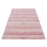 Kurzflor Teppich,  Unicolor - Einfarbig, Farbe Pink, Teppich für Wohnzimmer, Rücken aus Jute, Größe: 200 cm x 290 cm - Afbeelding 3