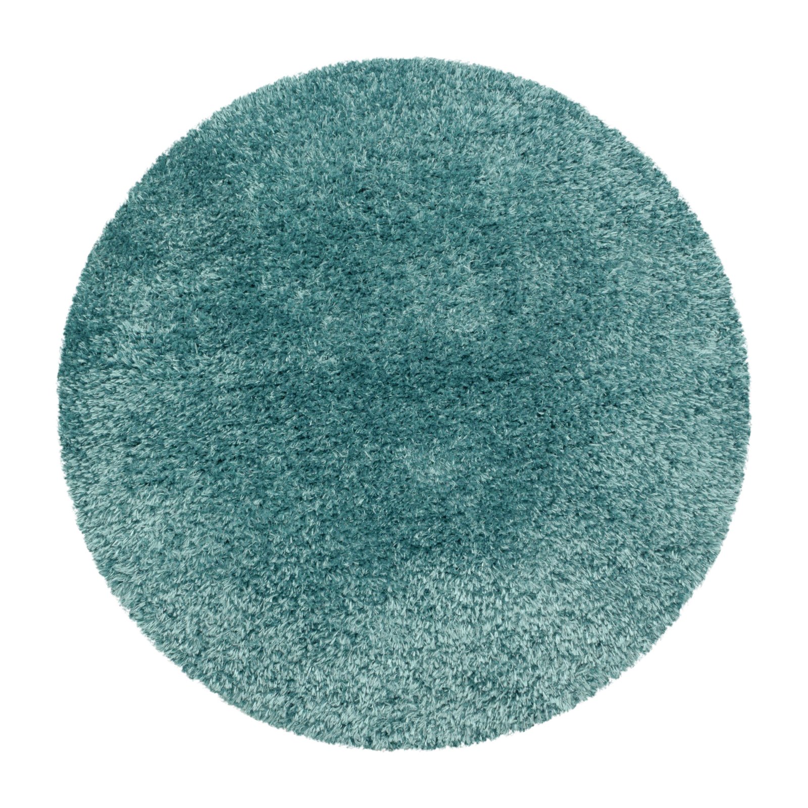 6554 BRILLIANT Hoogpolig tapijt 200 x 200 cm Turquoise - Afbeelding 1