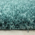 BRILLIANT Hoogpolig tapijt 200 x 200 cm Turquoise - Afbeelding 2