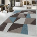 EFOR Kortpolig tapijt 80 x 250 cm Blauw - Afbeelding 2