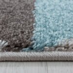 EFOR Kortpolig tapijt 80 x 250 cm Blauw - Afbeelding 4