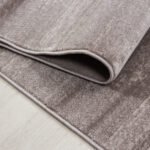 Kurzflor Teppich,  Unicolor - Einfarbig, Farbe Beige, Teppich für Wohnzimmer, Rücken aus Jute, Größe: 80 x 150 cm - Afbeelding 5