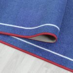 Kinder Teppich, Fußballstadion Frankreich, Farbe Weiß, Teppich für Kinderzimmer, Rücken aus Latex, Größe: 140 x 200 cm - Afbeelding 5