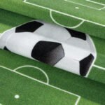 Kinder Teppich,  Fußballstadion, Farbe Grün, Teppich für Kinderzimmer, Rücken aus Latex, Größe: 120 cm x 170 cm - Afbeelding 6