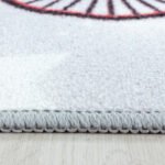 Kinder Teppich,  Himmel und Hölle, Farbe Grau, Teppich für Kinderzimmer, Rücken aus Latex, Größe: 160 cm x 230 cm - Afbeelding 4