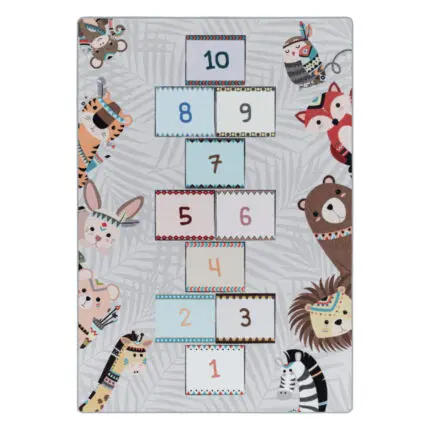 Play Kindervloerkleed Hinkelspel – Grijs (2903)