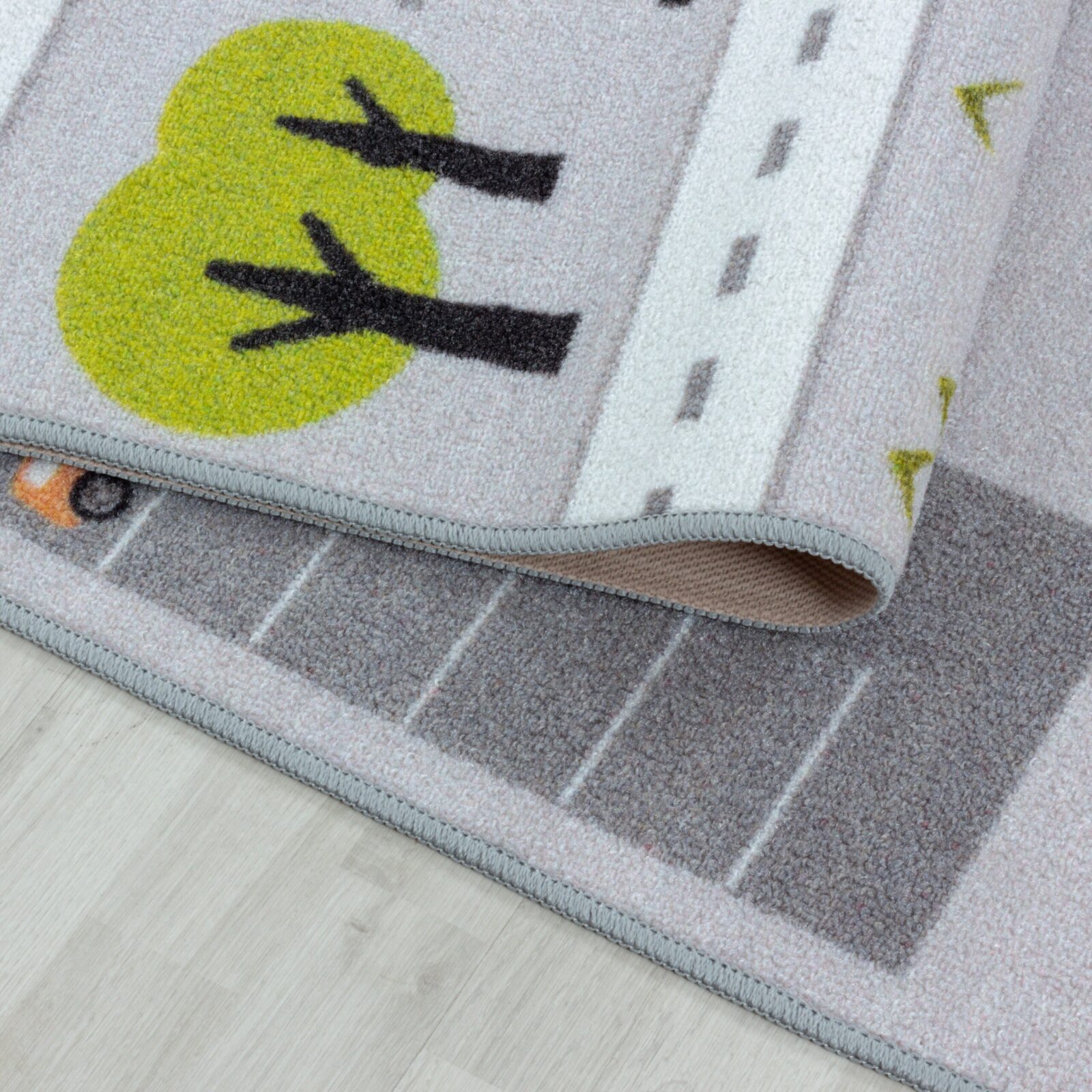 Play Kindervloerkleed Speelstraat – Grijs (2902)