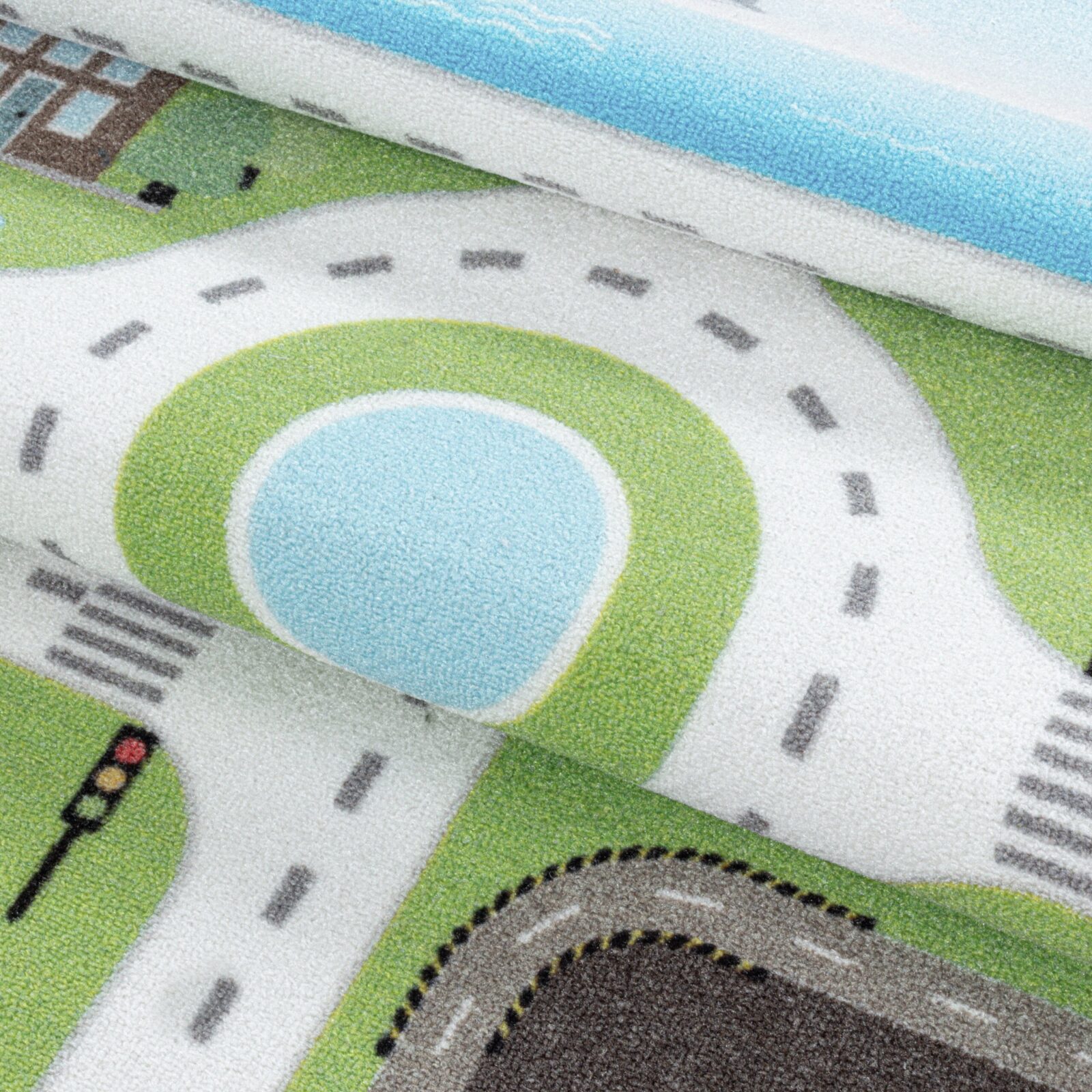 Play Kindervloerkleed Speelstraat – Groen (2902)