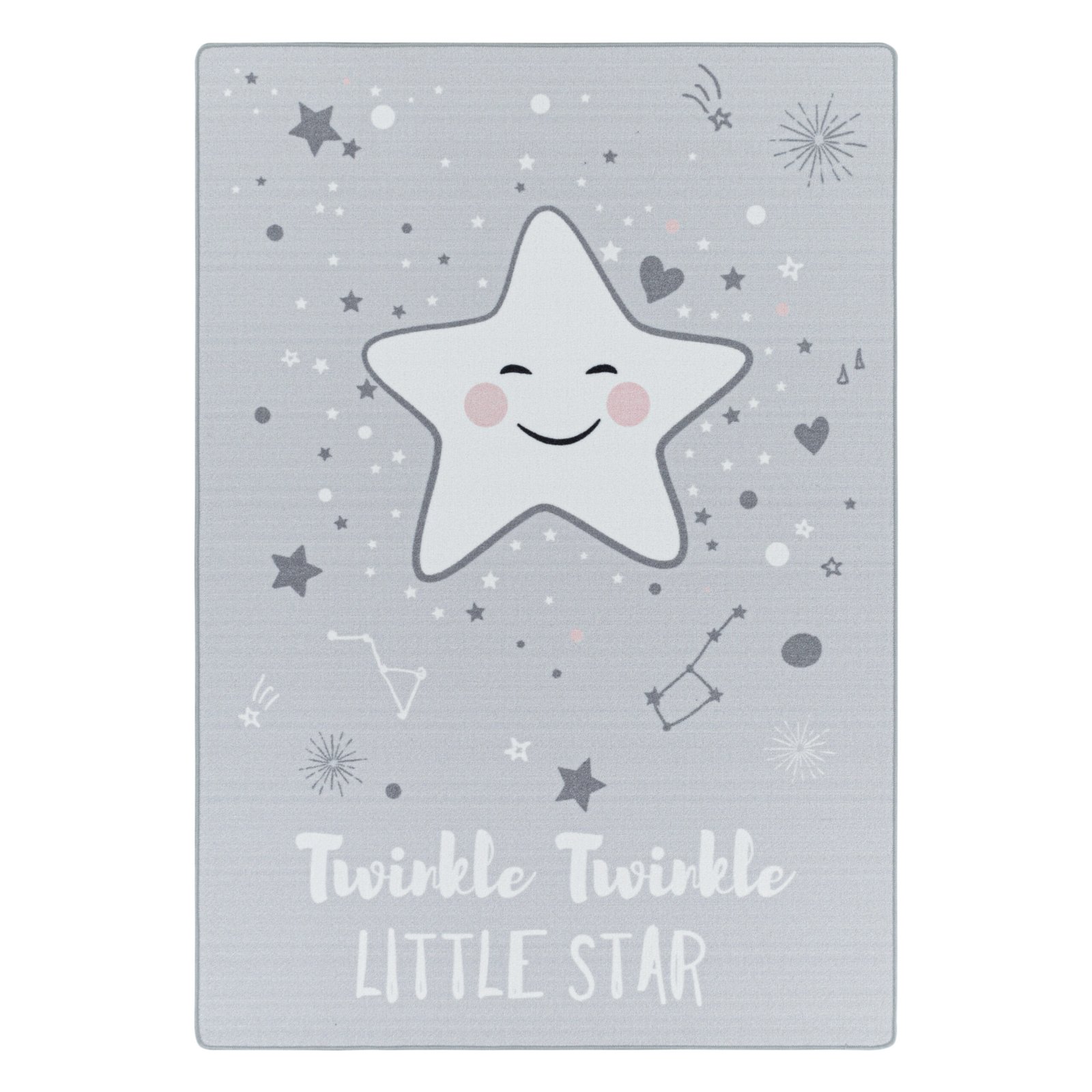 6899 PLAY Kindertapijt 100 x 150 cm Grijs - Afbeelding 1