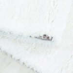 BRILLIANT Hoogpolig tapijt 200 x 200 cm Wit - Afbeelding 3