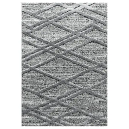 Pisa Hoogpolig vloerkleed Boho – Grijs (4706)