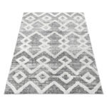 PISA Hoogpolig tapijt 240 x 340 cm Grijs - Afbeelding 3