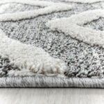 PISA Hoogpolig tapijt 200 x 200 cm Grijs - Afbeelding 2