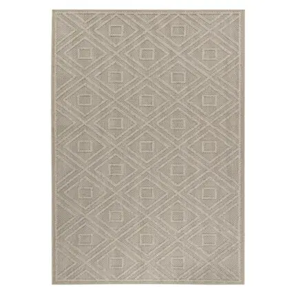 Patara Buitenkleed Ruitmotief – Beige (4956)