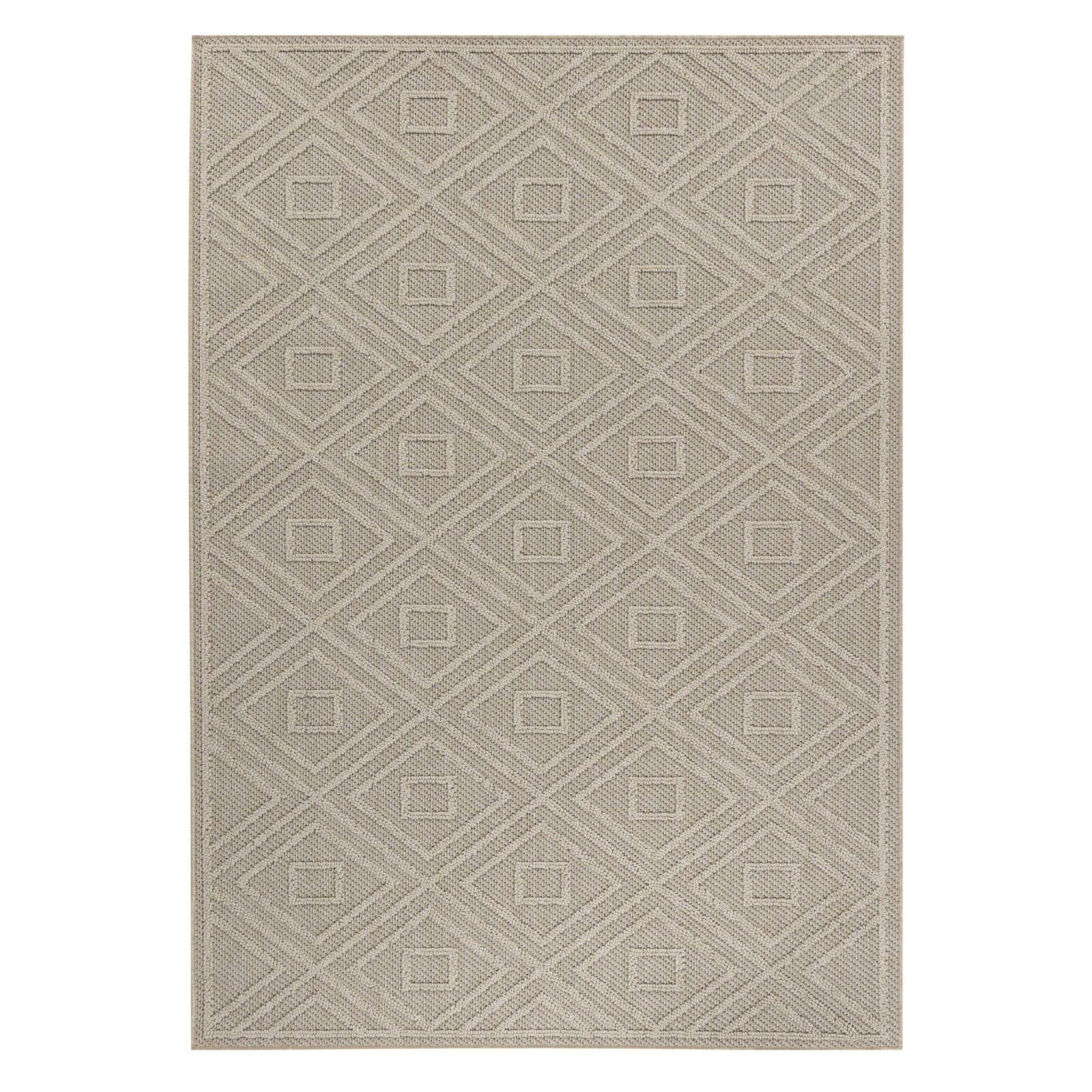 Patara Buitenkleed Ruitmotief – Beige (4956)