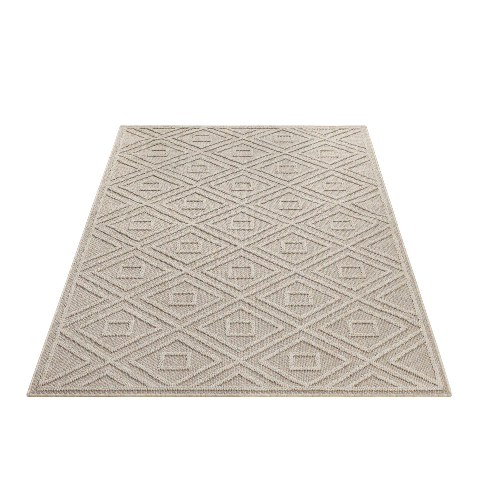 Patara Buitenkleed Ruitmotief – Beige (4956)