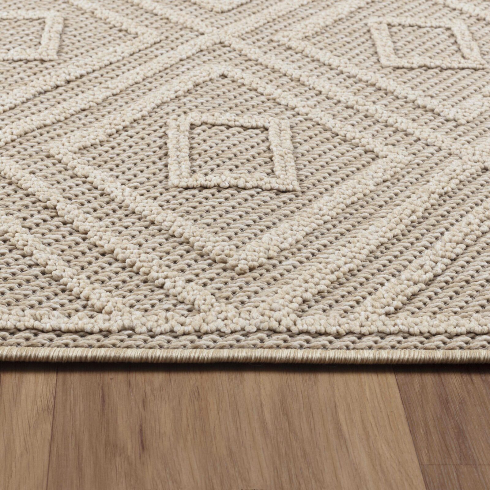 Patara Buitenkleed Ruitmotief – Beige (4956)