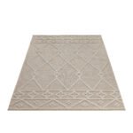 Outdoor Teppich,  Berber Design, Farbe Beige, Teppich für Terasse-Balkon-Küche, Rücken aus Polypropylen, Größe: 200 cm x 290 cm - Afbeelding 3