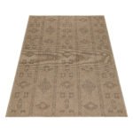 Outdoor Teppich,  Vintage Design, Farbe Schwarz, Teppich für Terasse-Balkon-Küche, Rücken aus Polypropylen, Größe: 160 cm x 230 cm - Afbeelding 3