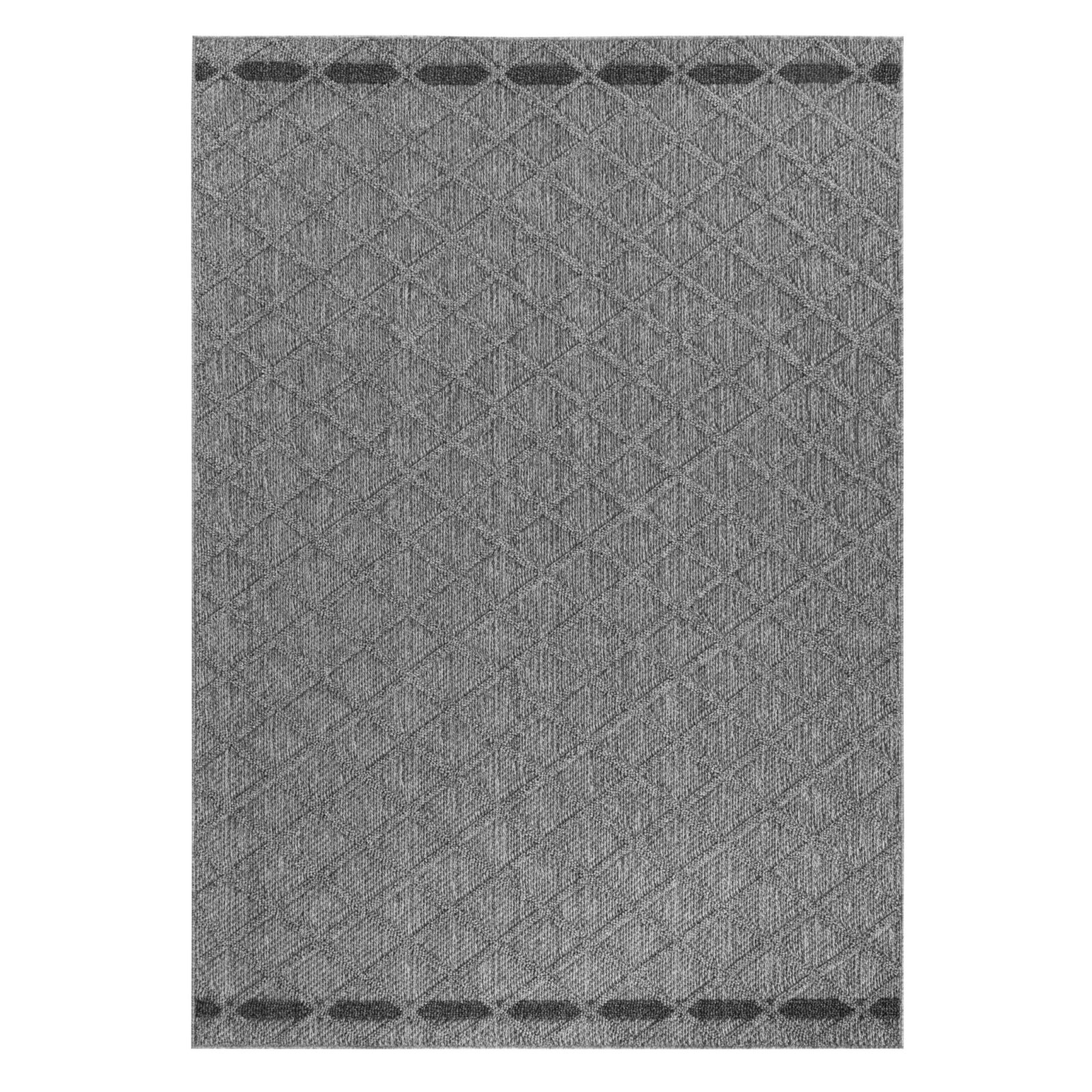 Patara Buitenkleed Ruitmotief – Grijs (4953)