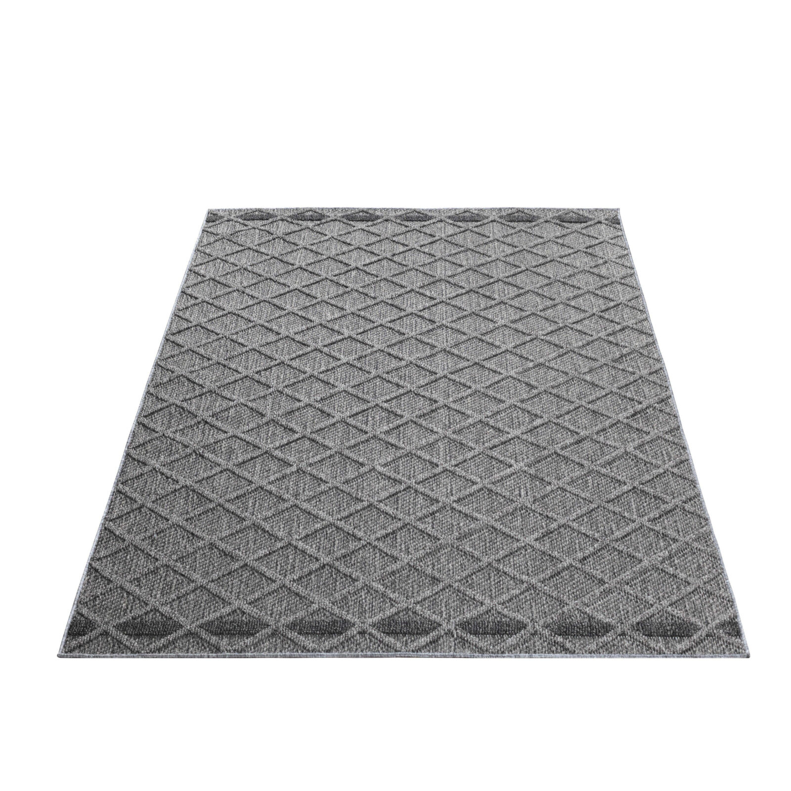 Patara Buitenkleed Ruitmotief – Grijs (4953)