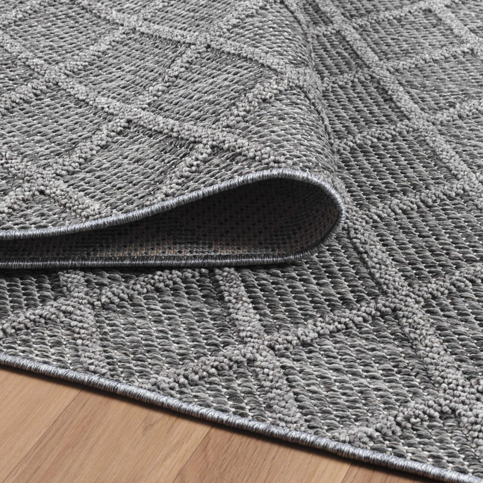 Patara Buitenkleed Ruitmotief – Grijs (4953)
