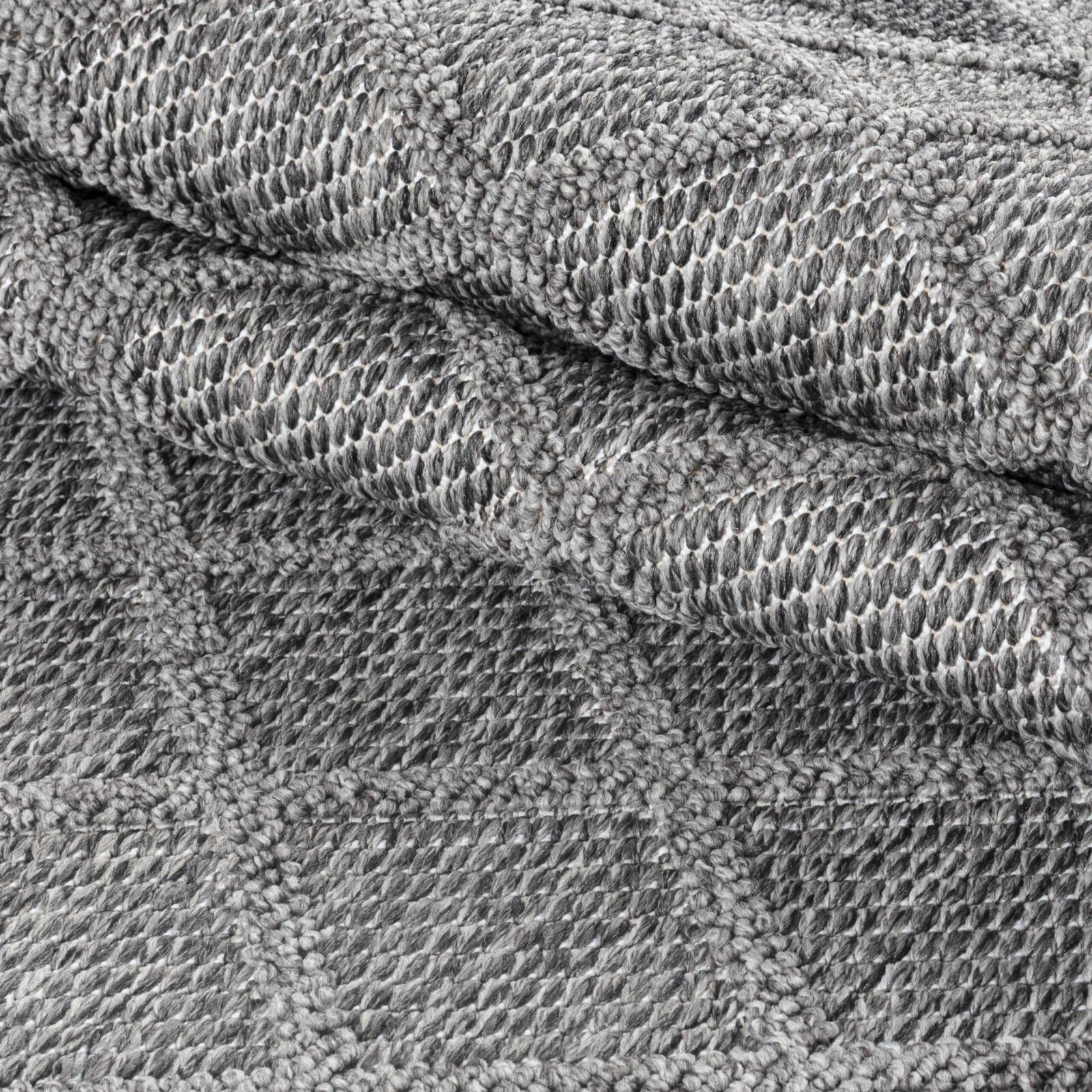Patara Buitenkleed Ruitmotief – Grijs (4953)