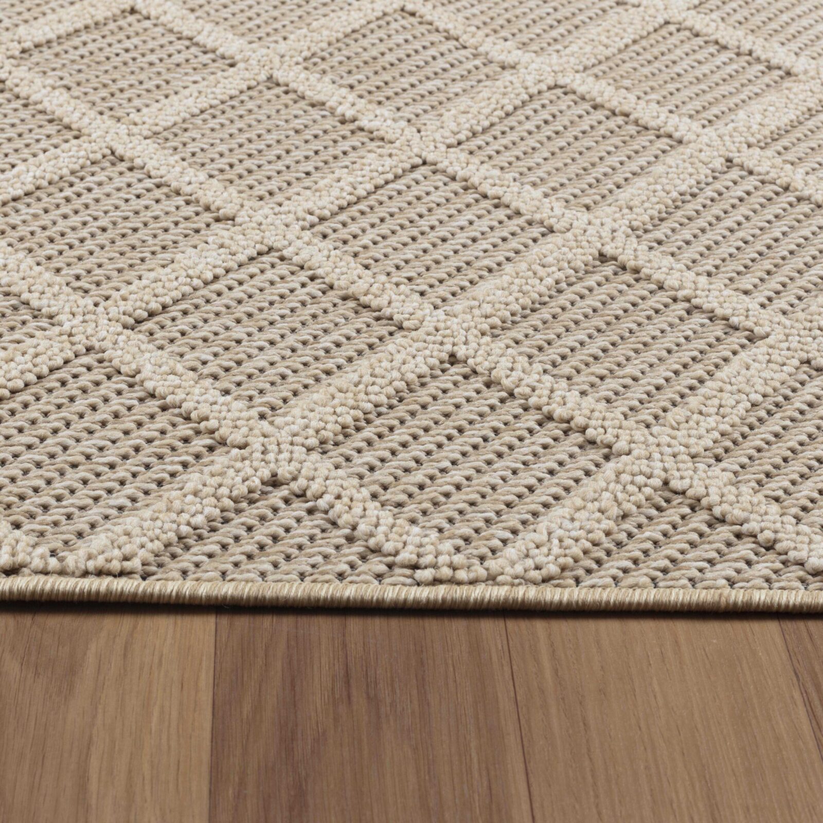 Patara Buitenkleed Ruitmotief – Beige (4953)