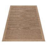 Outdoor Teppich,  Vintage Design, Farbe Schwarz, Teppich für Terasse-Balkon-Küche, Rücken aus Polypropylen, Größe: 80 x 150 cm - Afbeelding 3