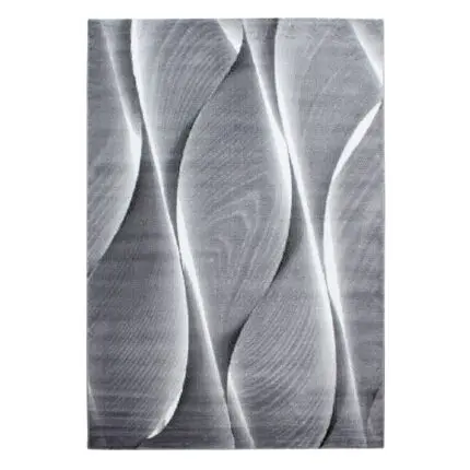 Parma Kortpolig vloerkleed Ombré – Zwart (9310)