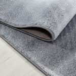 Kurzflor Teppich,  Ombre Design, Farbe Schwarz, Teppich für Wohnzimmer, Rücken aus Jute, Größe: 240 x 340 cm - Afbeelding 5